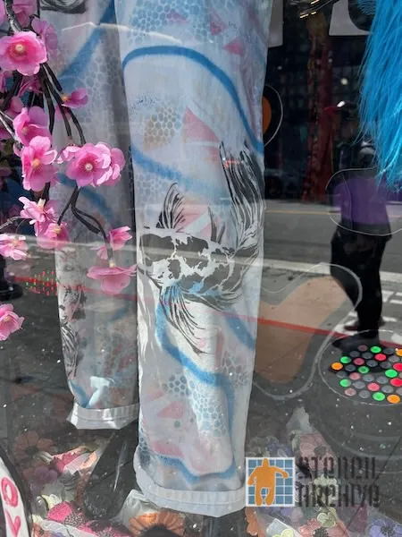 SF Upper Haight koi on pants