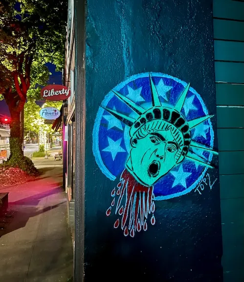 TopZ TurV WA Seattle Anti Trump Liberty Lost