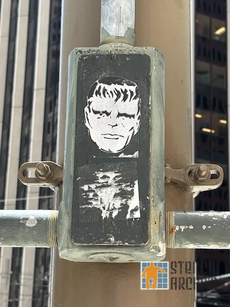 SF Financial District Jack Kirby Hulk sticker