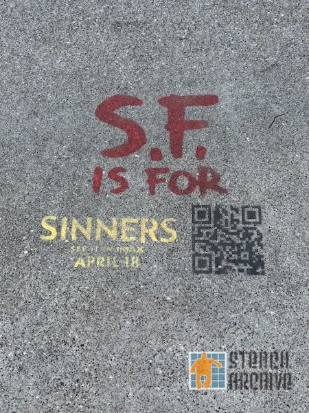 SF Union Square Sinners advert