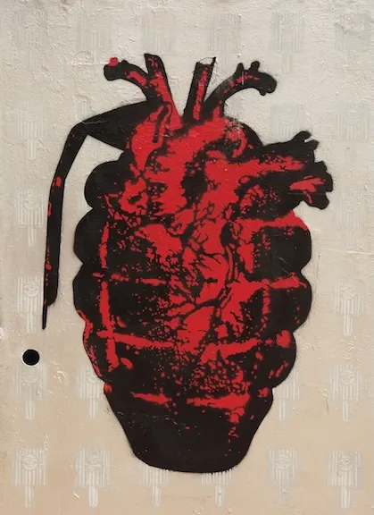 NYC Nick Walker heart grenade ph J Rojo for BSA