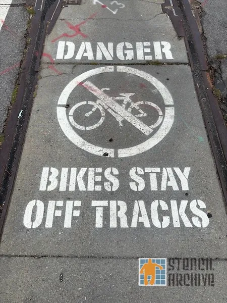 SF Fort Mason Stay off Tracks