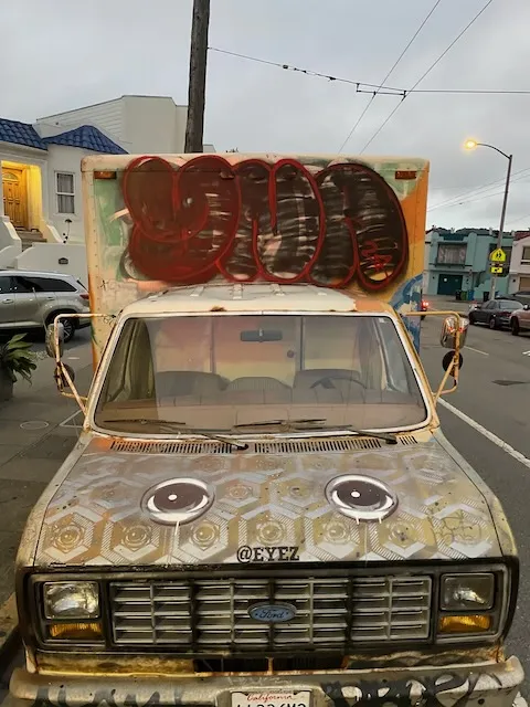 Peat EYEZ 2025 SF Balboa truck