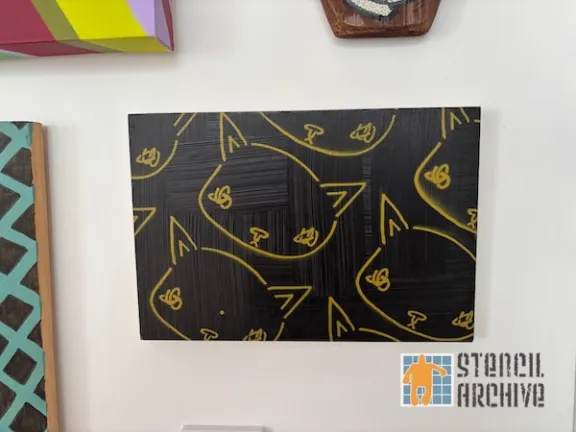 Ian the Meow Duboce Triangle on panel