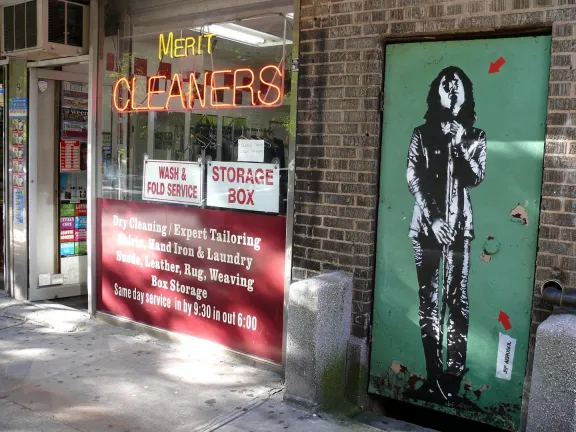 Jef Aerosol NYC 2008 Jim Morrison