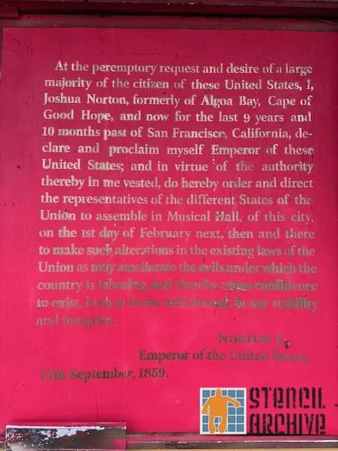 Misstencil Emperor Norton detail 03