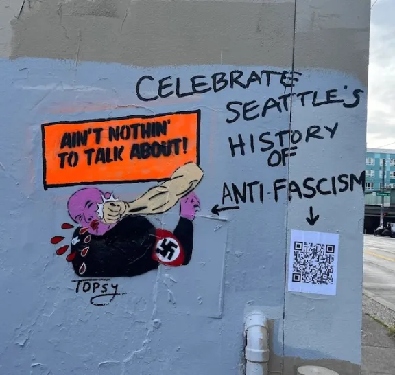 TopZ TerV WA Punch a Nazi ANTIFA