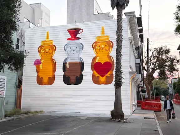 Fnnch 2025 Ivy St. Hayes Valley coffee bear etc
