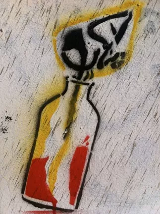 EG Cairo molotov cocktail