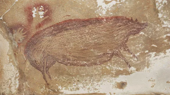ID warty pig and hand stencils 45k yo
