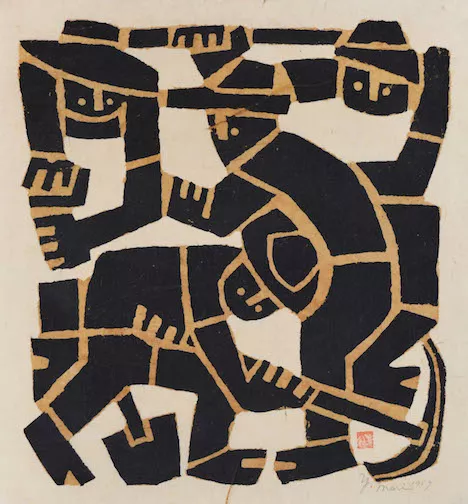 Mori Construction Laborers 1959
