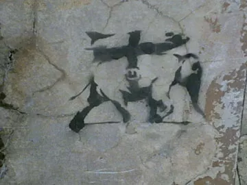 Banksy AU Elephant w missle