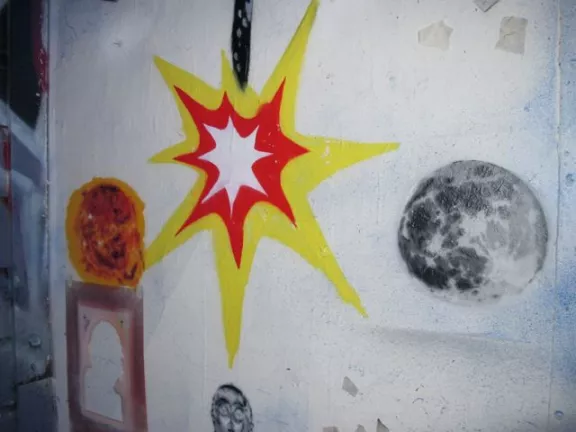 Regan Tamanui Ha Ha Clarion Alley SF sun moon