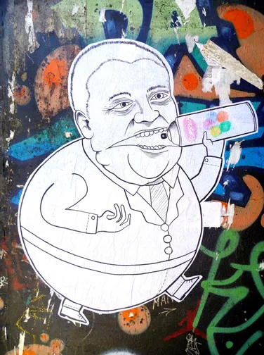 CA Toronto Mayor Ford Eat Spraypaint