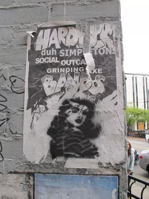 CA Vancouver Gastown woman on flyer