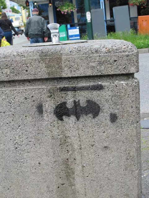 CA Vancouver West End Batman symbol