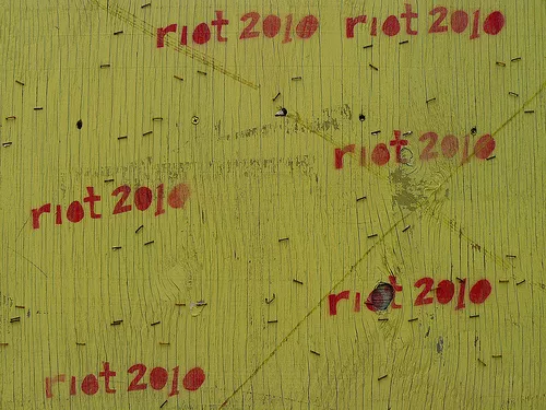 CA St. Johns NL riot 2010