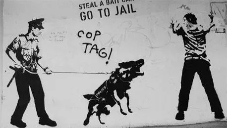 CA Vancouver Police Stencil