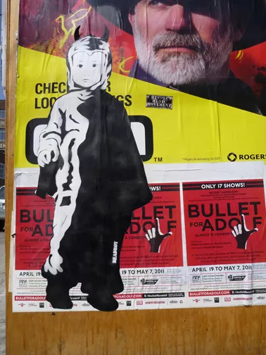Deadboy Toronto child paste up