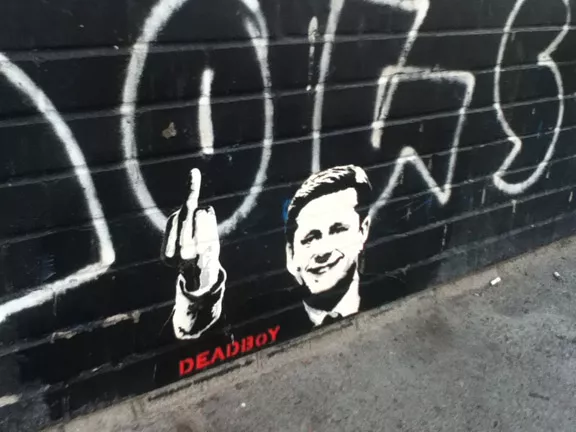 Deadboy Stephen Harper Finger