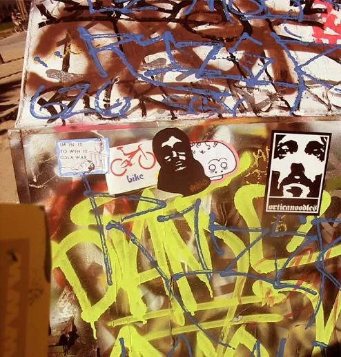 Janet Bike Girl Toronto Venice Beach sticker