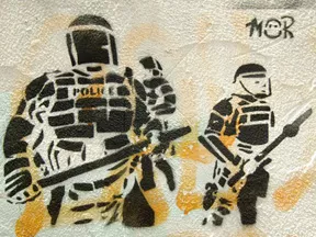 MOR Montreal riot cops