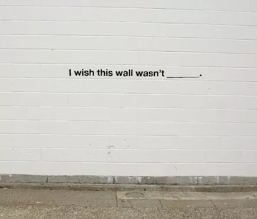 i<3streetart this wall wasnt