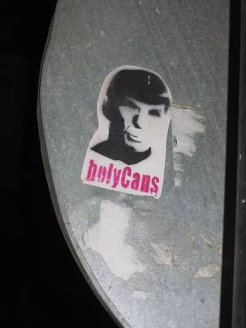 CZ Prague holy cans Spock sticker