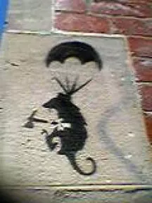 Banksy AU Melbourne Para-Rat