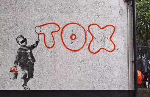 BANKSY TOX tribute UK London