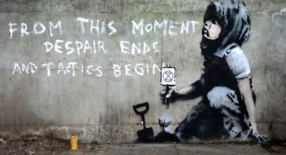 Banksy Despair Ends Tactics Begin