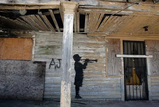 Banksy New Orleans Trumpet Boy