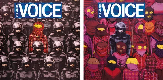 Banksy Os Gemeos NYC Village Voice cover