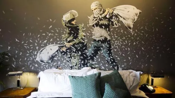 Banksy Palestine The Walled Off Hotel