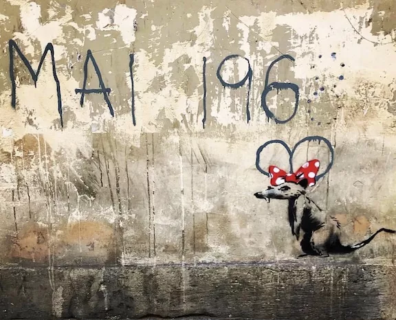 Banksy Paris 2018 Mai 1968 to Disney