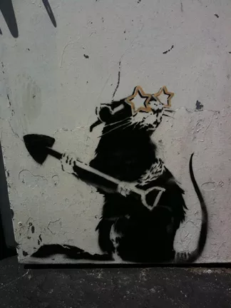 Banksy SF Fishermans Wharf