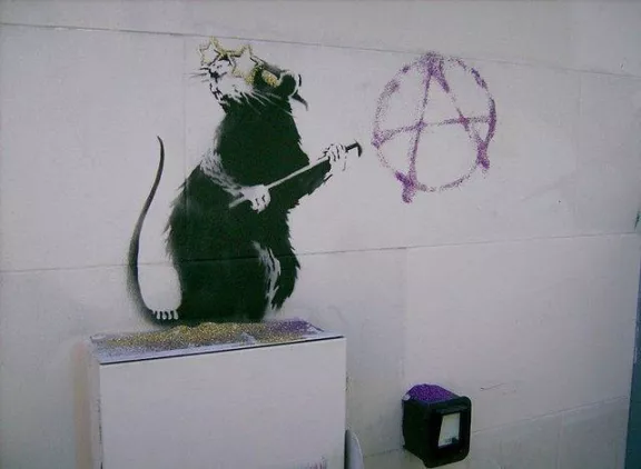 Banksy SF Sutter