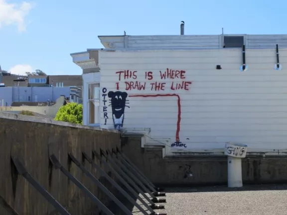 Banksy SF Haight punchline