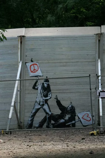 Banksy UK Glastonbury Fest