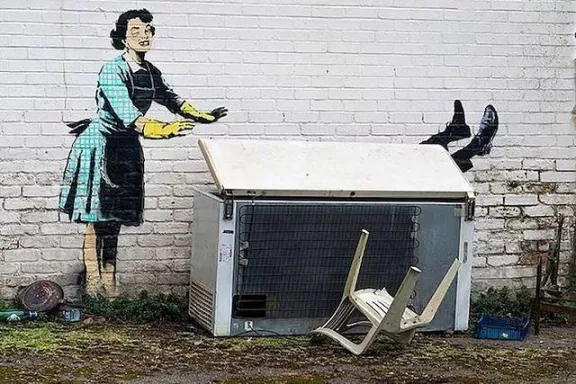 Banksy Valentines Day Mascara