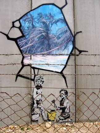 Banksy West Bank Palestine 2006