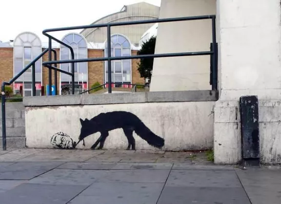Banksy kentucky fox