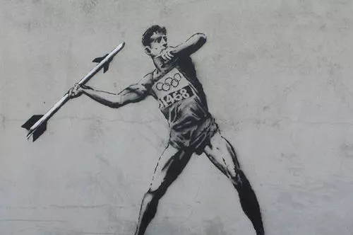 Banksy olympics javalin