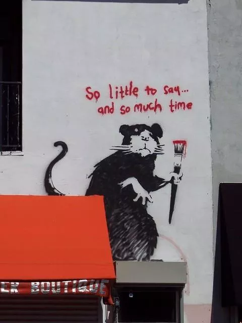 Banksy CA LA So Little To Say