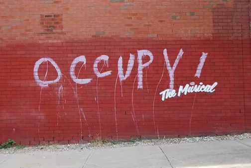 Banksy NYC 2013 occupy the musical