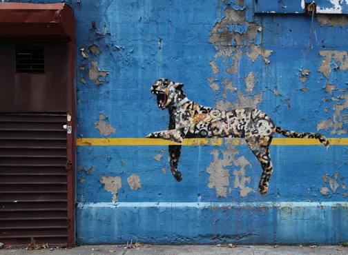 Banksy NYC 2013 yankee stadium