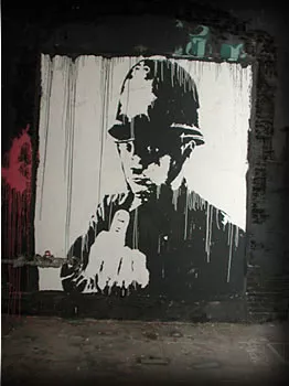 Banksy LA copper