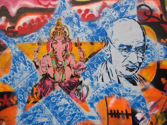 EZP ganesh and Gandhi LA FRICHE