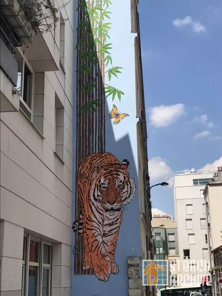 Mosko FR Paris Menilmontant large tiger