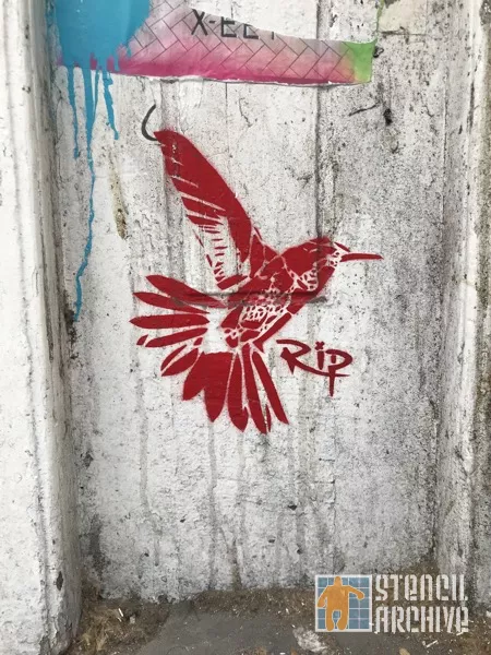 Rip hummingbird UK London Brick Ln